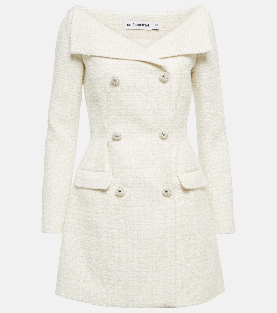 Bouclé minidress | Mytheresa (UK)