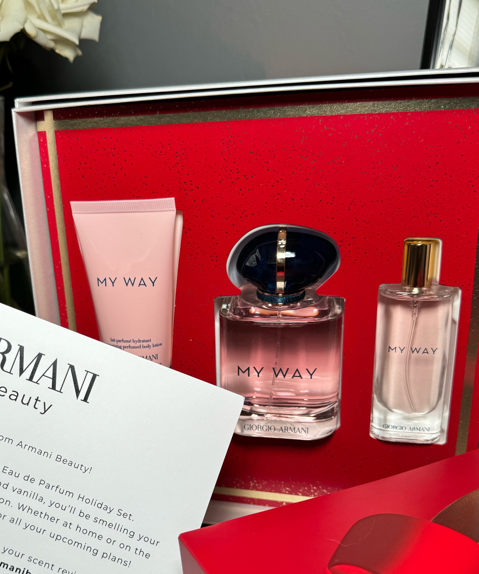 Armani Beauty sent me their My Way Eau de Parfum Holiday Set!! Has notes of bergamot, tuberose, and vanilla. A very sweet and light fragrance <3

#LTKGiftGuide #LTKSeasonal #LTKHoliday