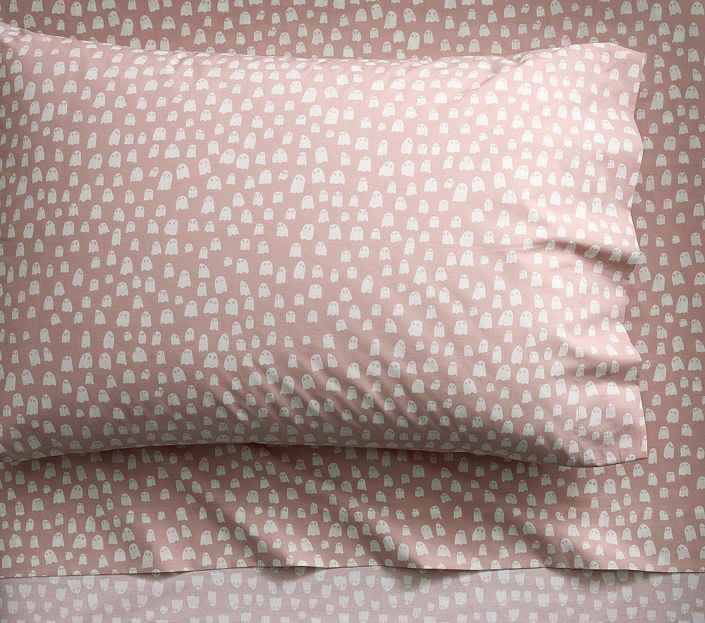 Ghost Glow-in-the-Dark Cotton Sheet Set | Pottery Barn Kids