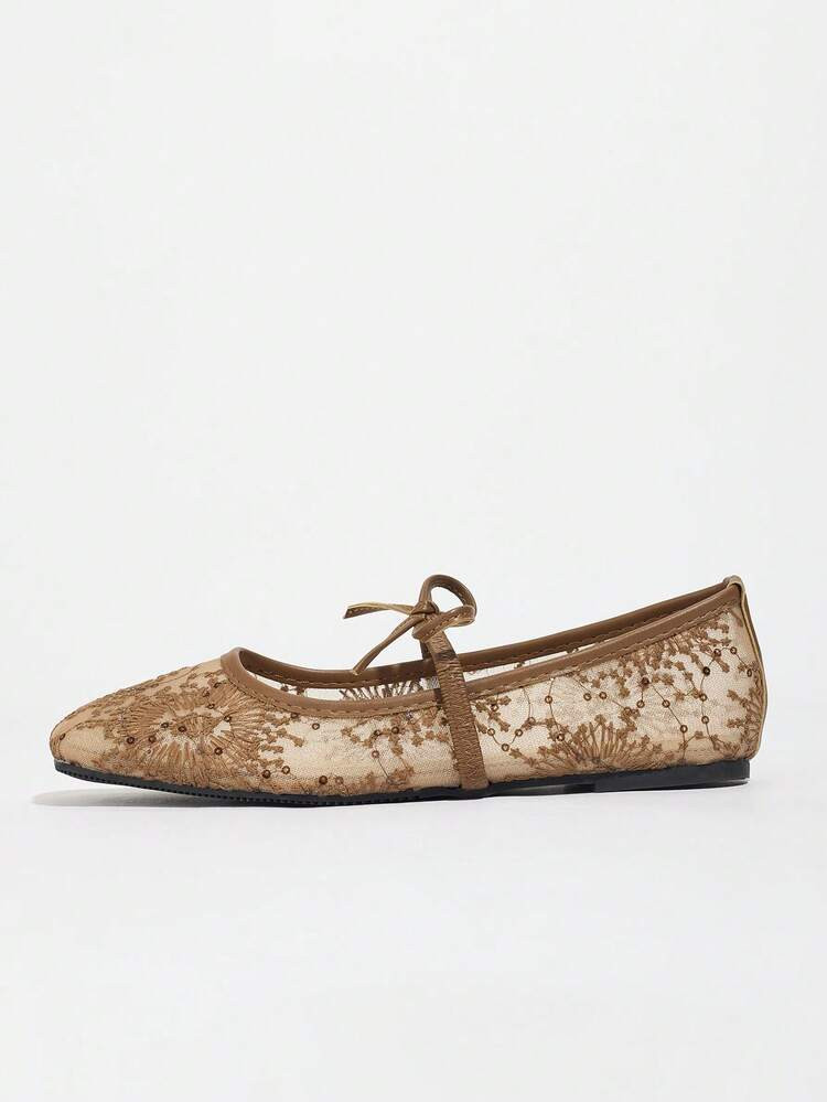 Women Brown Ballet Flat | SHEIN