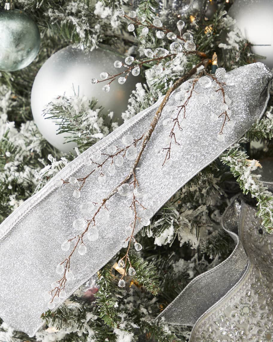 Jim Marvin 33" Crystal Ice Branch Spray | Horchow