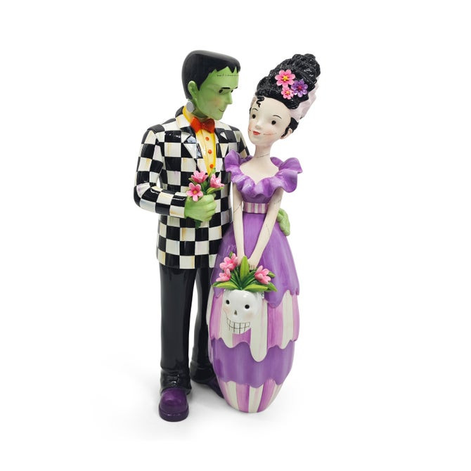 Glam 'o' ween Frankie & Bride Figurine | MacKenzie-Childs