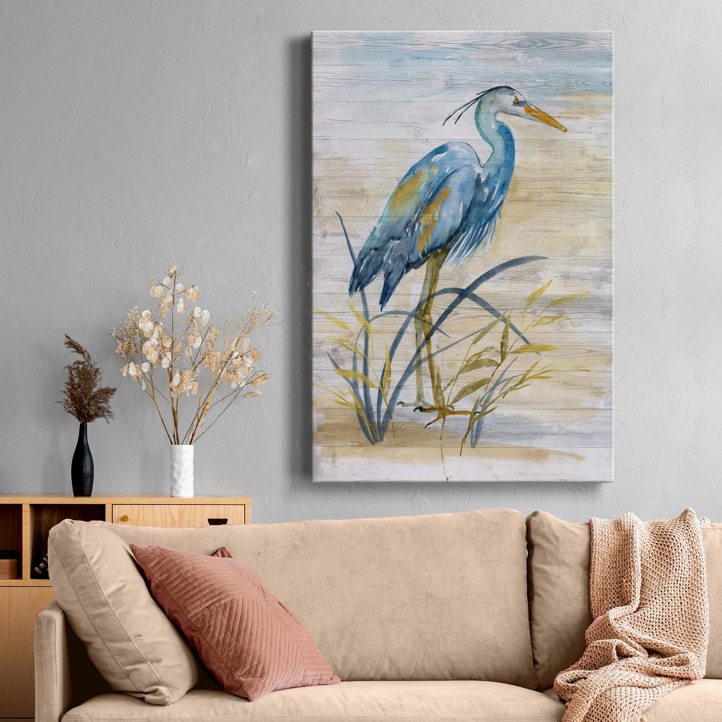 Bathilde " Blue Heron I " | Wayfair North America