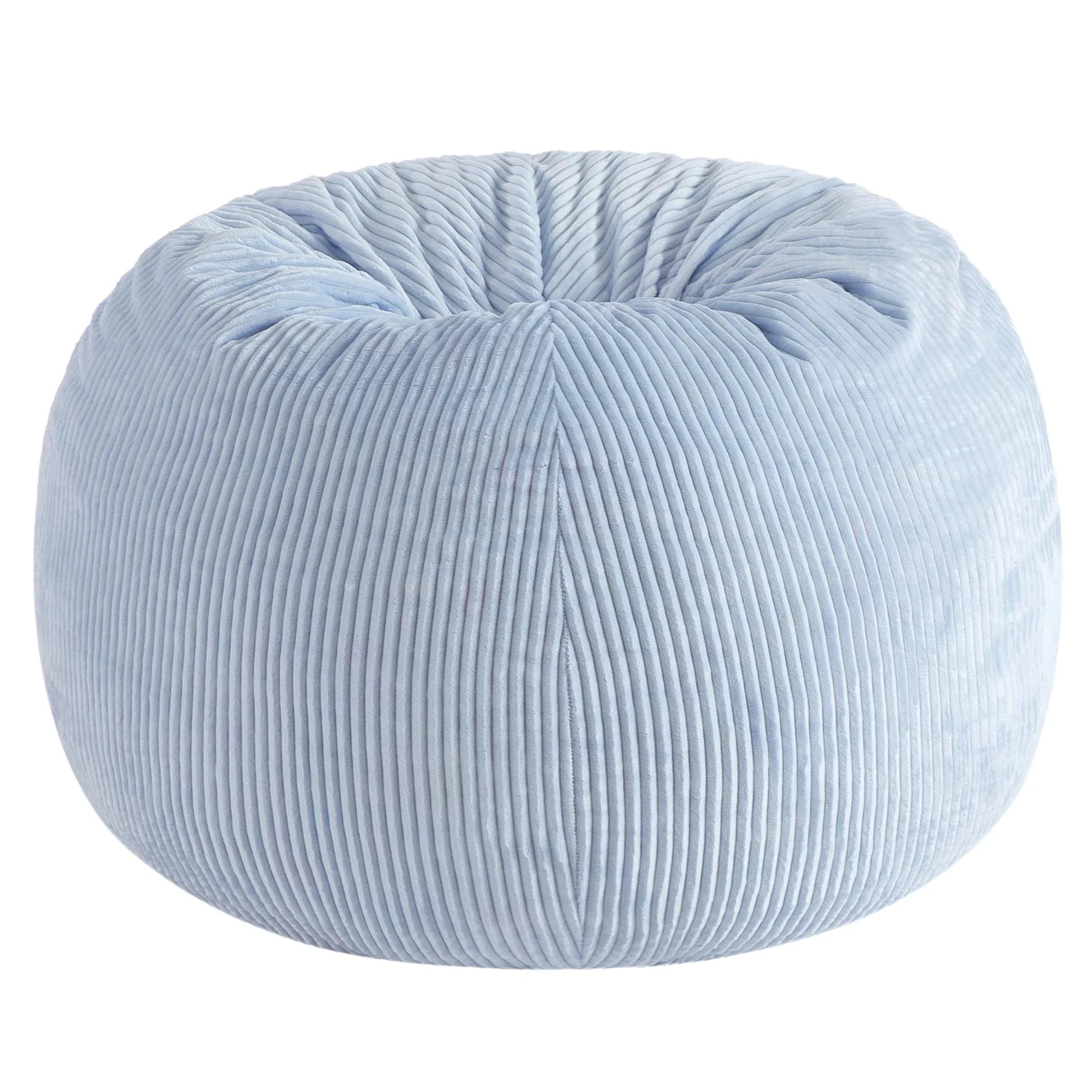 Urban Shop , Ribbed Compressed Foam Kids and Teen Chair, Pale Ice | Walmart (US)