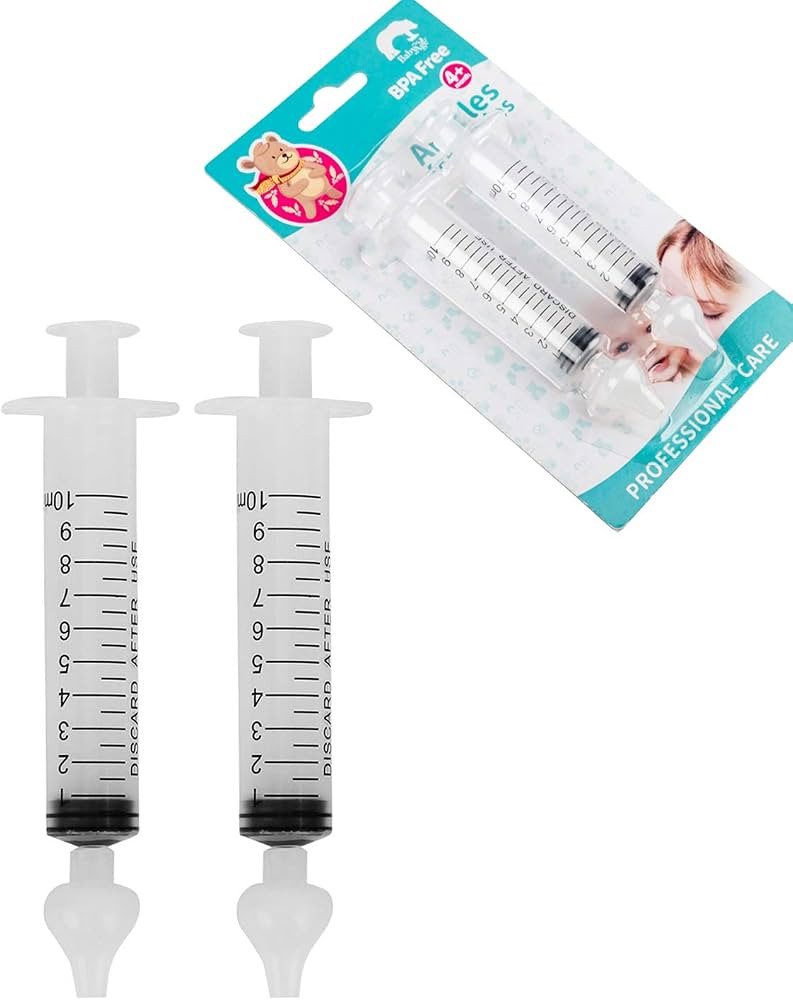 Syringe Nasal Irrigator, Professional Baby Nasal Irrigator Portable Infant Nose Cleaner Rinsing D... | Amazon (US)