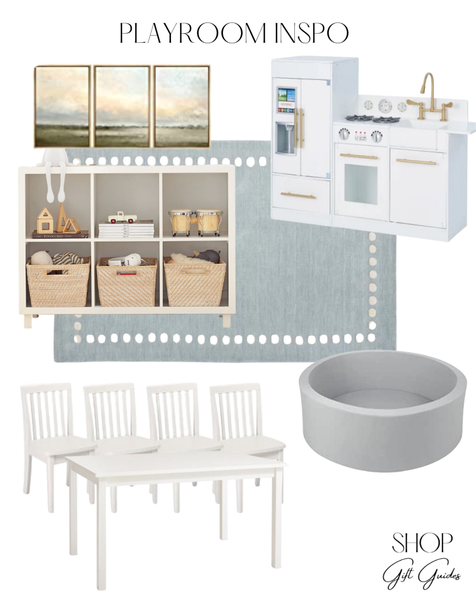 Our playroom inspiration for our girls!! It’s official now that I plan on re-doing now 4 rooms in our house before baby gets here. Clearly I’m nesting! But my toddler NEEDS a playroom right away because she is in full on destruction mode in our main living space so having all of her toys in a consolidated space will help me immensely!! The artwork is from Amazon which we purchased previously no longer available but similar options linked!! 

#LTKkids #LTKhome #LTKfamily