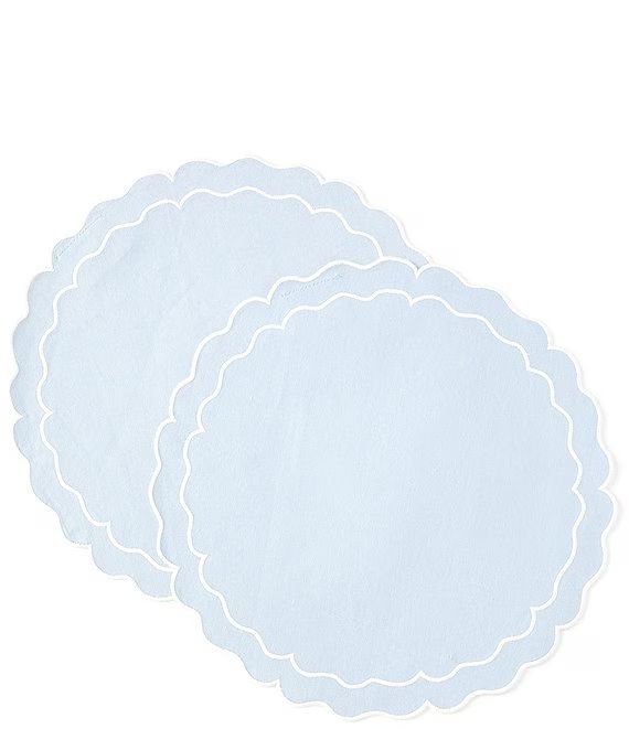 Scallop Shaped Placemats, Set of 2 | Dillards