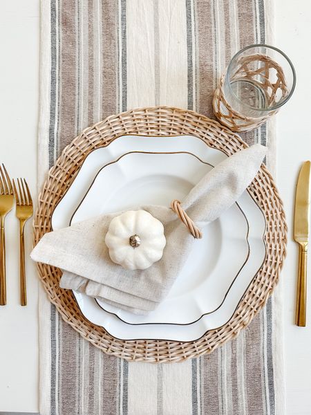 Fall table setting. Coastal fall. Simple
Fall table setting. Neutral fall Tablescape.



#LTKhome #LTKstyletip #LTKSeasonal