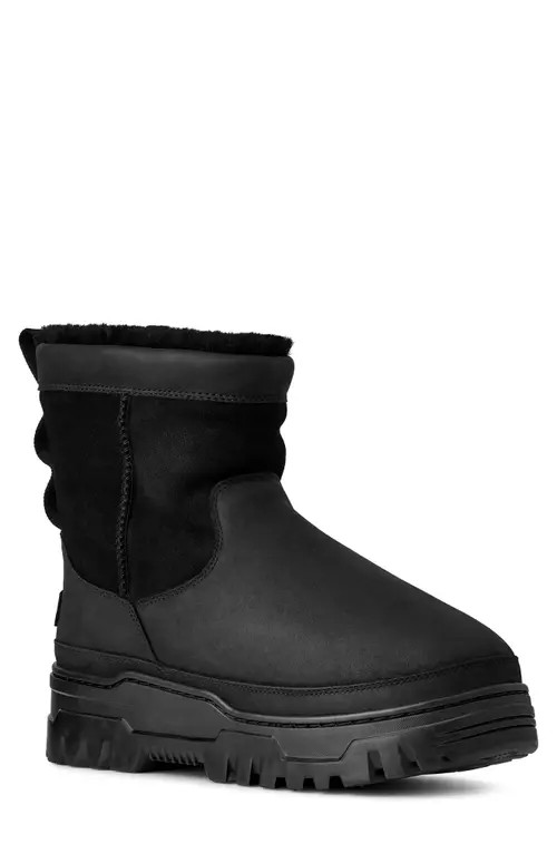 UGG(r) Heritage Trailgazer Waterproof Genuine Shearling & Wool Boot in Black at Nordstrom, Size 10 | Nordstrom