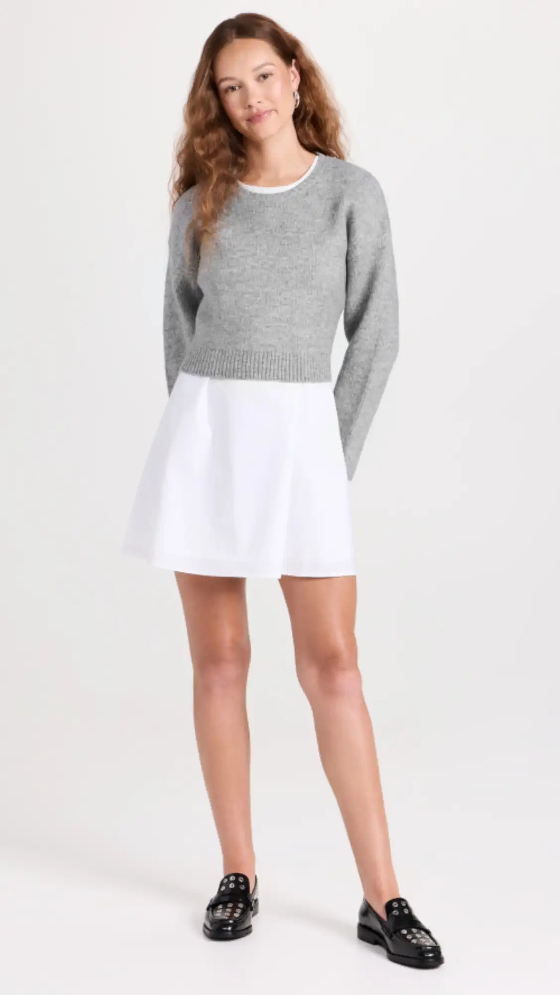 English Factory Sweater with Poplin Mini Dress | Shopbop | Shopbop