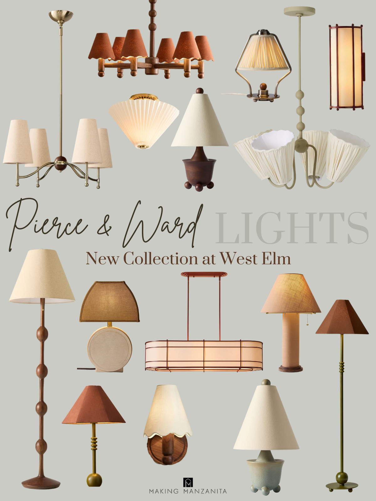 Lighting is the one thing that can make or break a room and this Pierce & Ward lineup at West Elm nails it. Think unique lamps, pendants, and sconces with that vintage-meets-modern look that instantly makes a space feel more finished. 

 #westelm #lighting #LTKHome