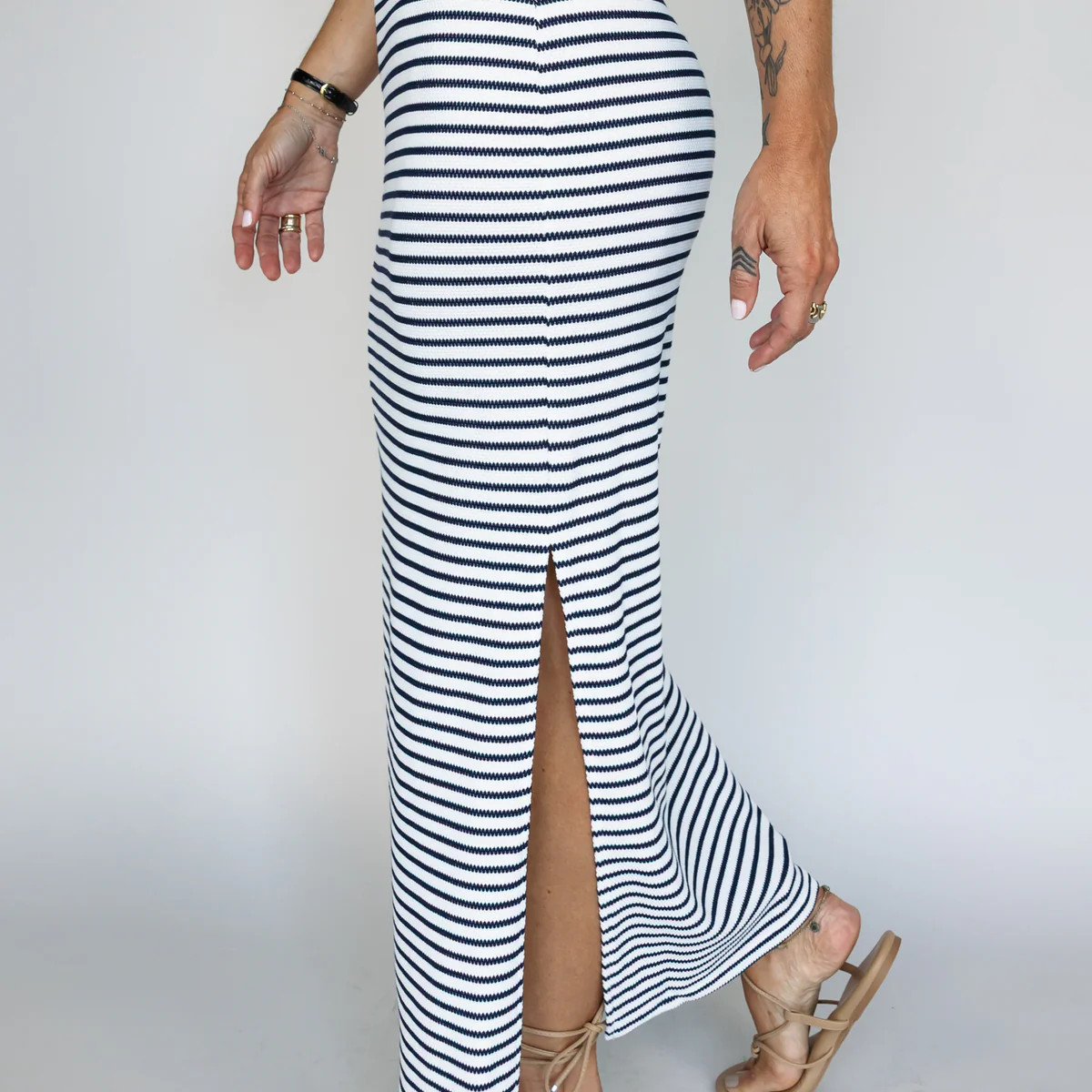 Z Supply: Ainslie Stripe Midi Skirt | Fig & Willow