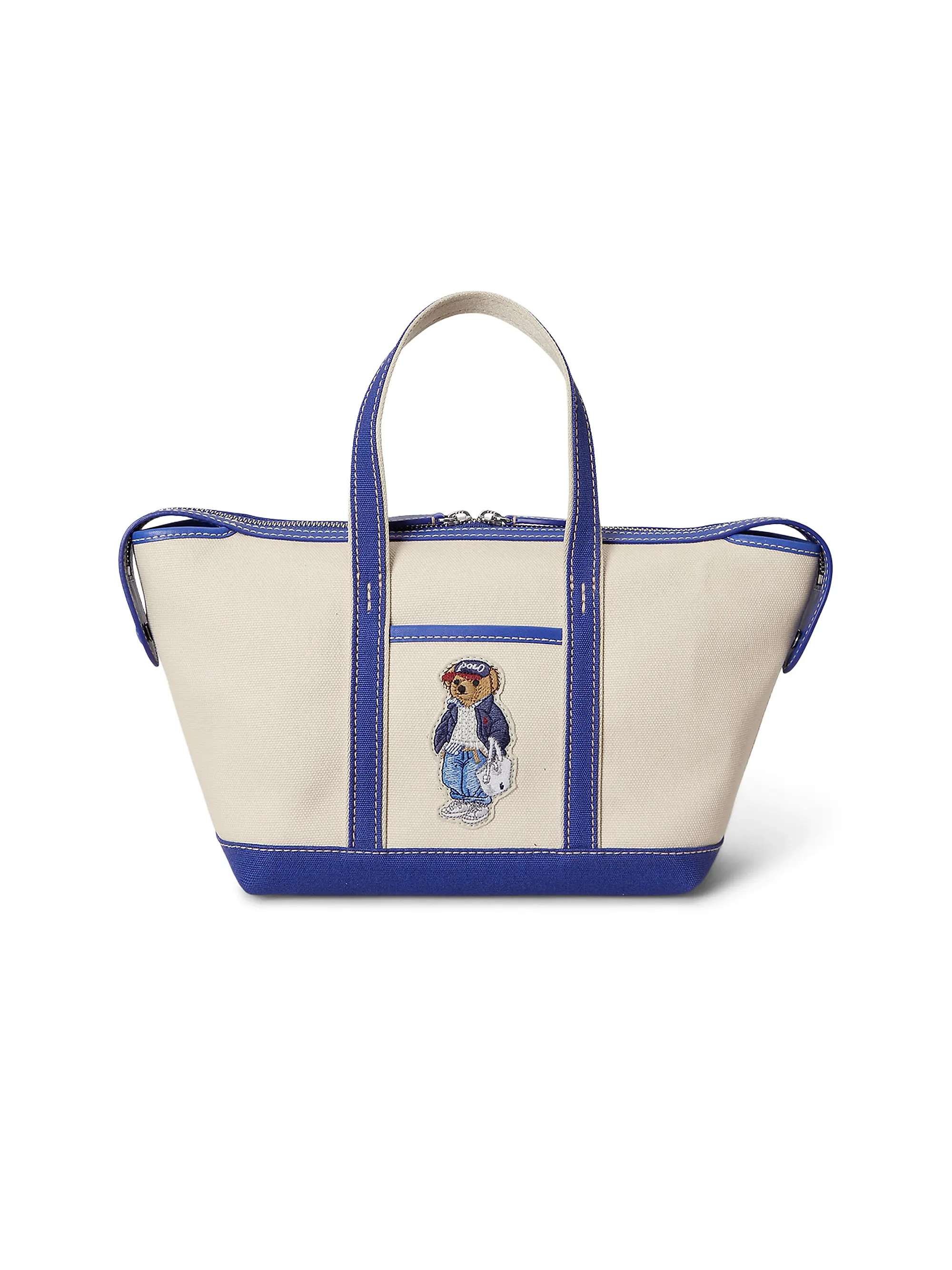 Small Spring Bear Canvas Shopper Tote Bag | Saks Fifth Avenue