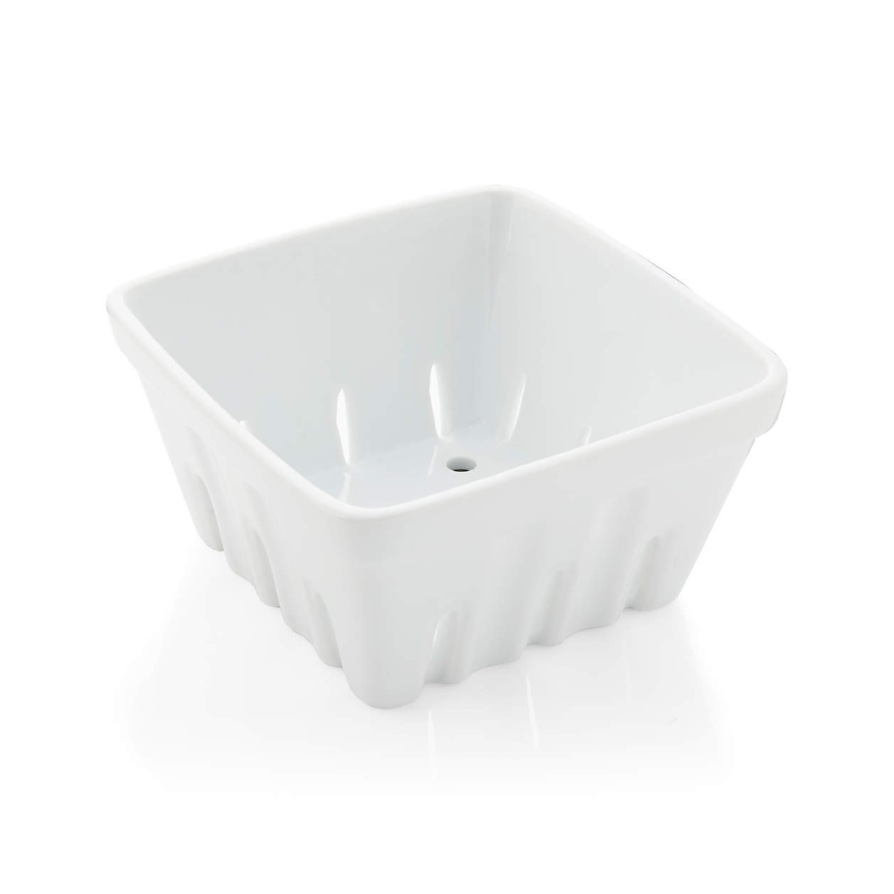 White Berry Basket Colander + Reviews | Crate & Barrel | Crate & Barrel