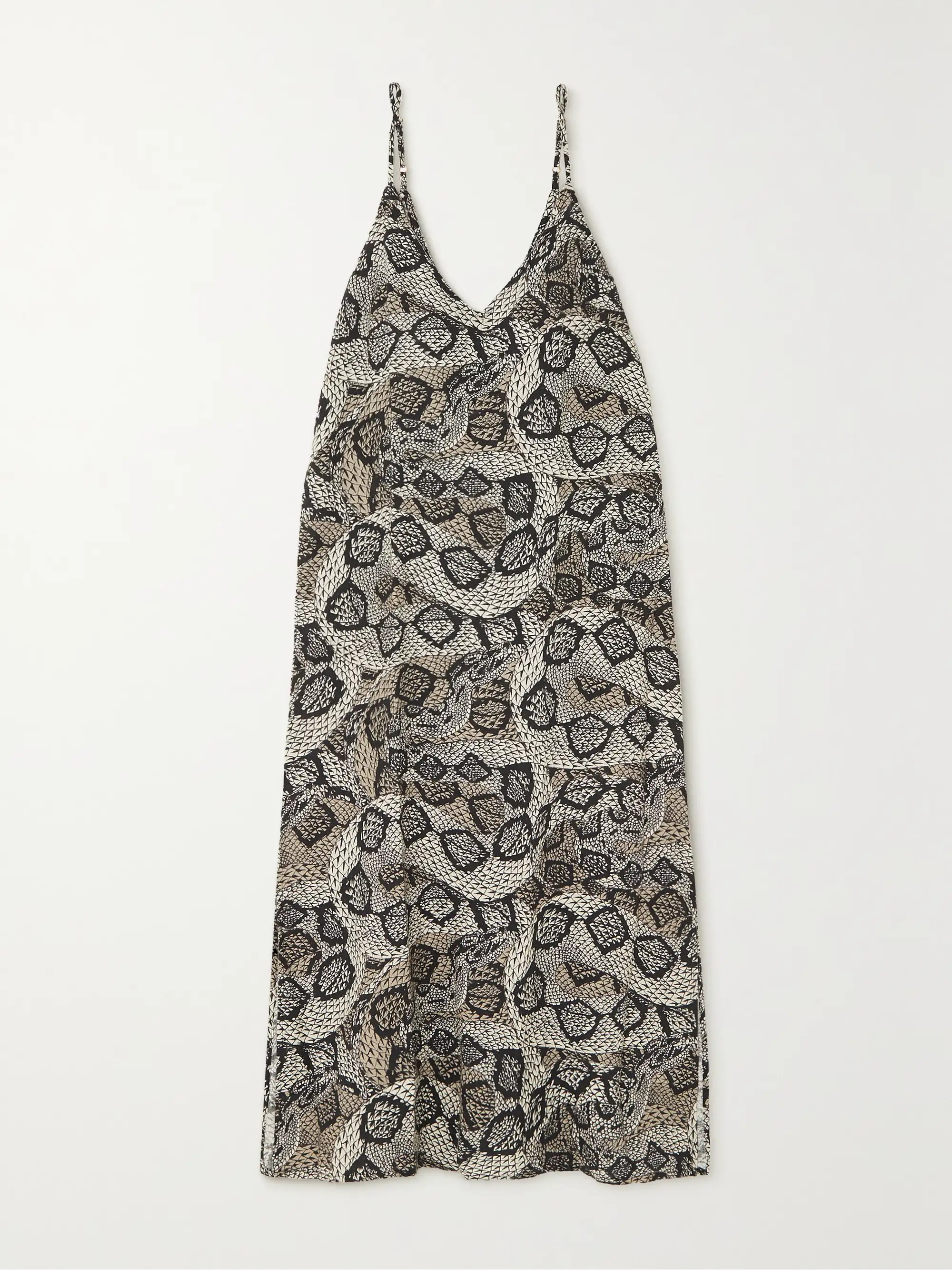 Printed linen nightdress | NET-A-PORTER (US)