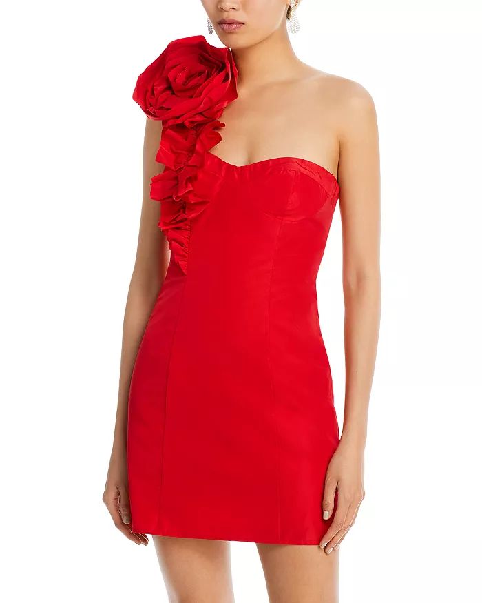 Rosette Detail Mini Dress - 100% Exclusive | Bloomingdale's (US)