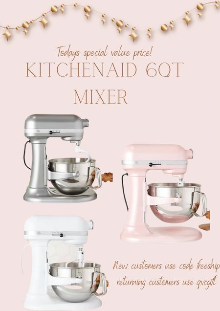 Shop the TSV on kitchenaid 6qt mixer 


@qvc #ad #qvclove 

#LTKGiftGuide #LTKHoliday #LTKSeasonal