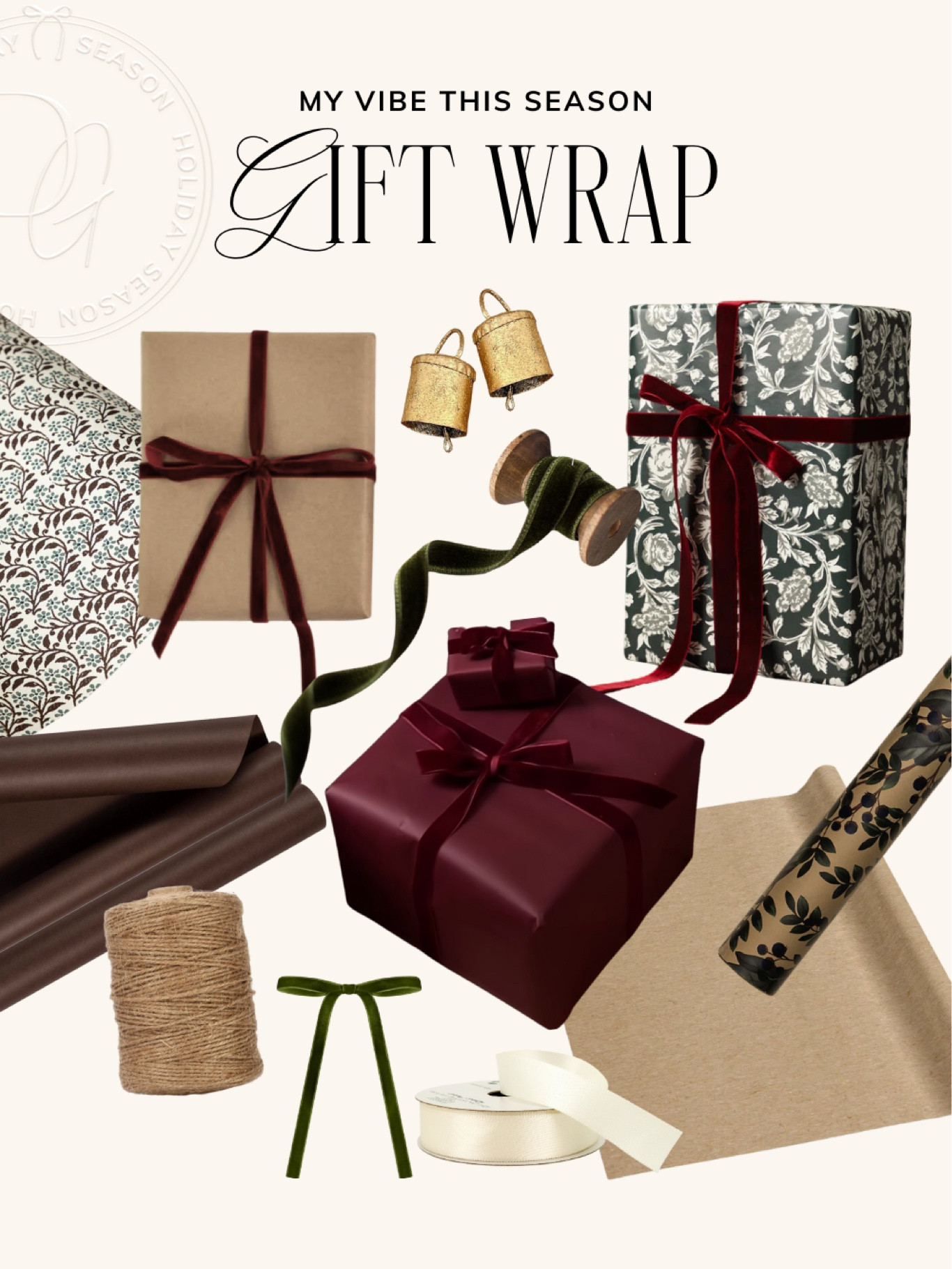 Gift wrap 🎁 I love this year’s holiday wrapping paper! Here’s everything I used  

#LTKHome #LTKSeasonal #LTKHoliday