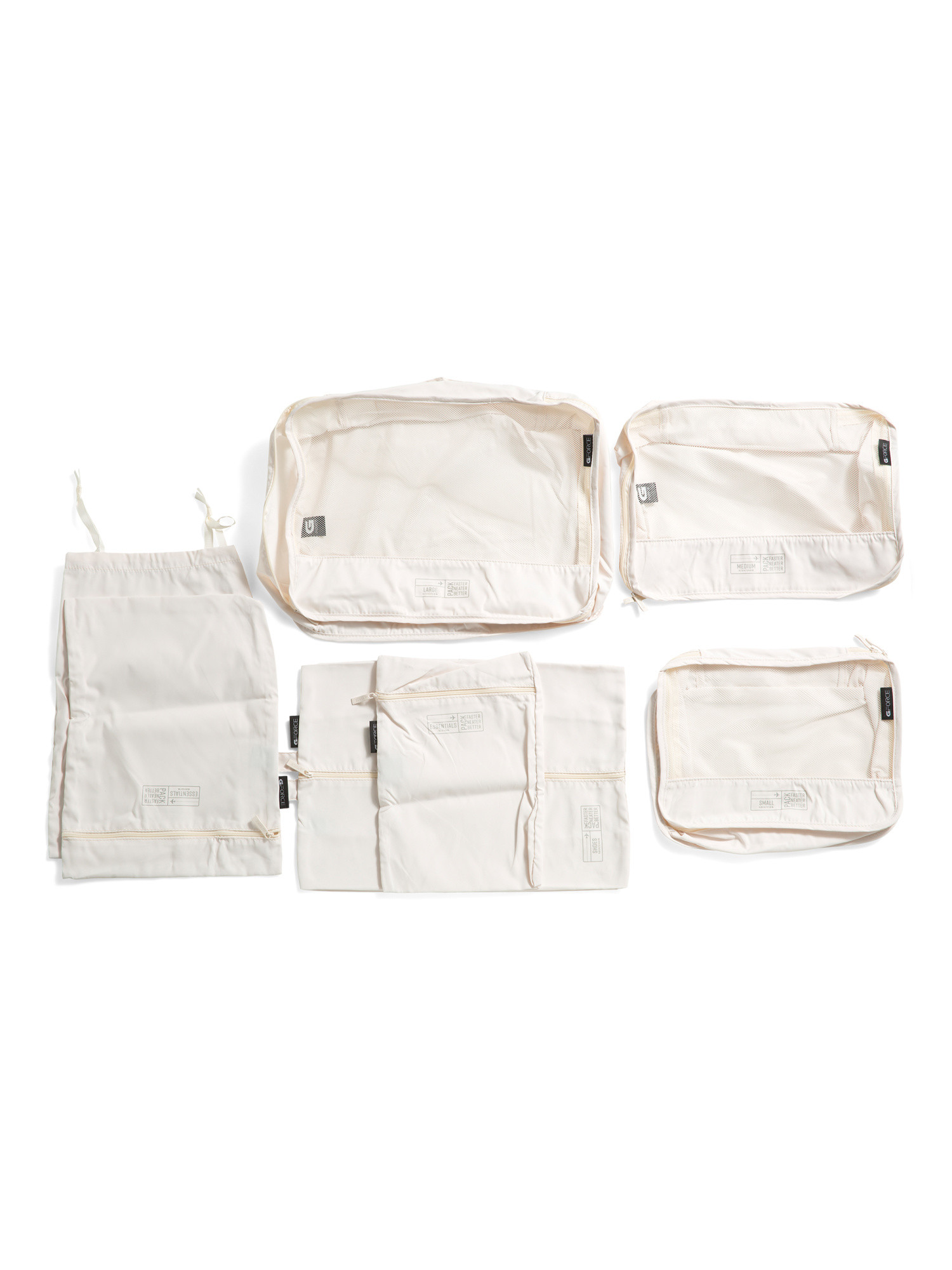 7pc Rectangular Packing Cube Set | Family Getaway | Marshalls | Marshalls