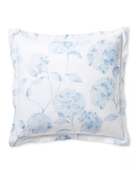 Hydrangea pillow shams, duvet cover, sheet set, blue and white bedding coastal 

#LTKFindsUnder50 #LTKSaleAlert #LTKHome