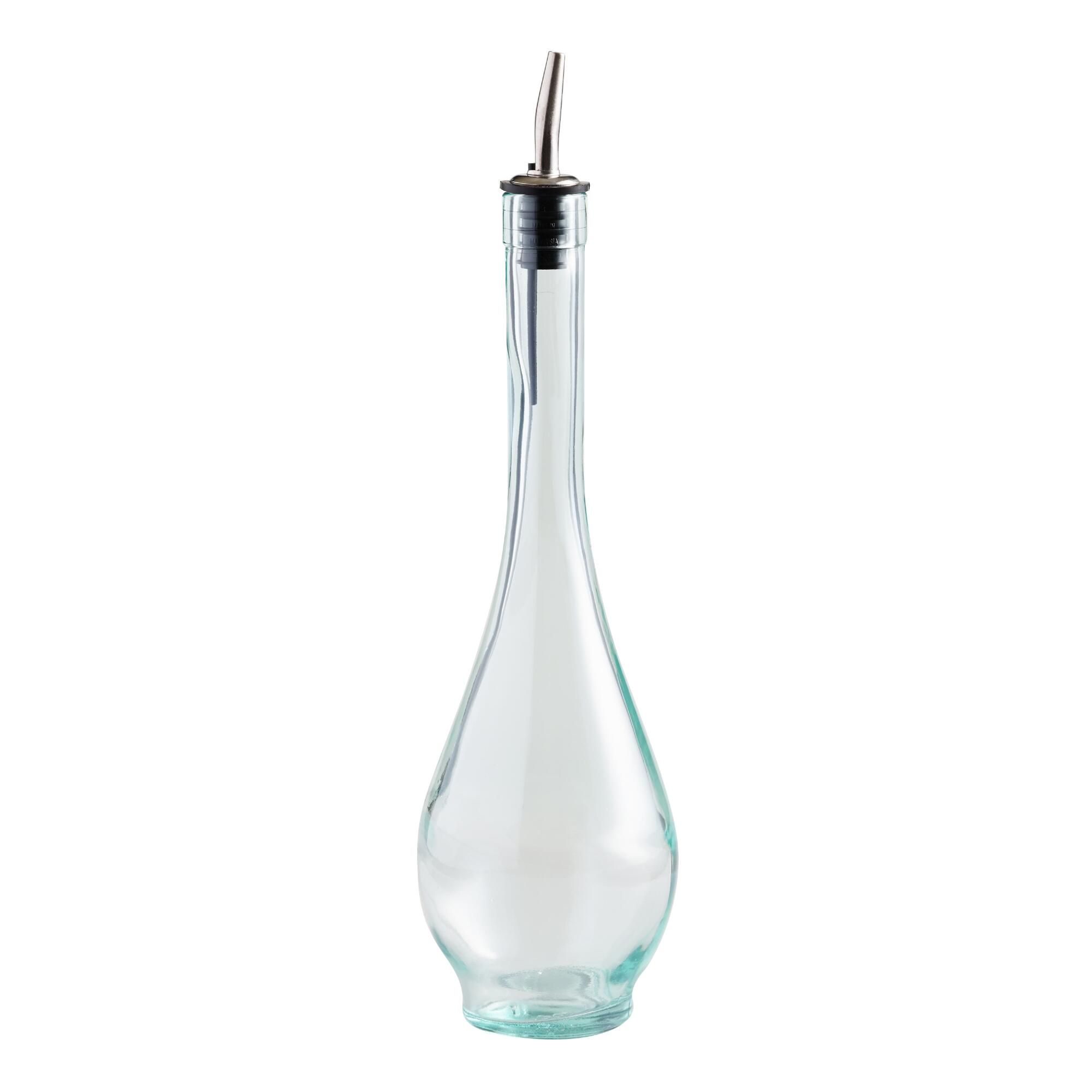 Green Glass Sienna Oil Bottle by World Market | World Market