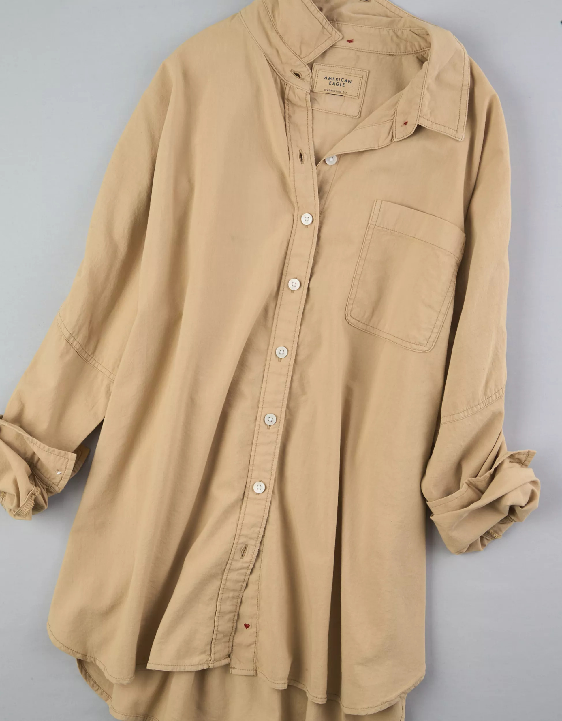 AE Go Big Oversized Shirt | American Eagle Outfitters (US & CA)