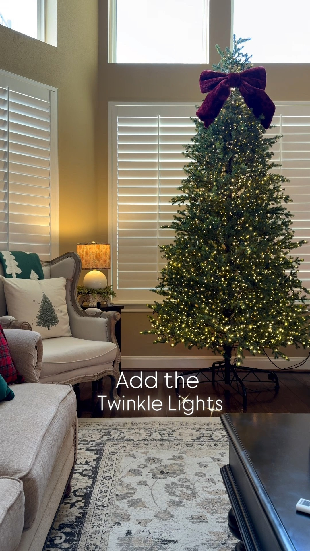 I bought the viral Home Depot Christmas Tree the year before it was viral. That year it didn’t come with the twinkle lights, easy fix, added my own with the clustered twinkle lights. Don’t have the viral tree? Who cares! Comment “Twinkle” and add your own too.

#LTKSeasonal #LTKHoliday #LTKHome
