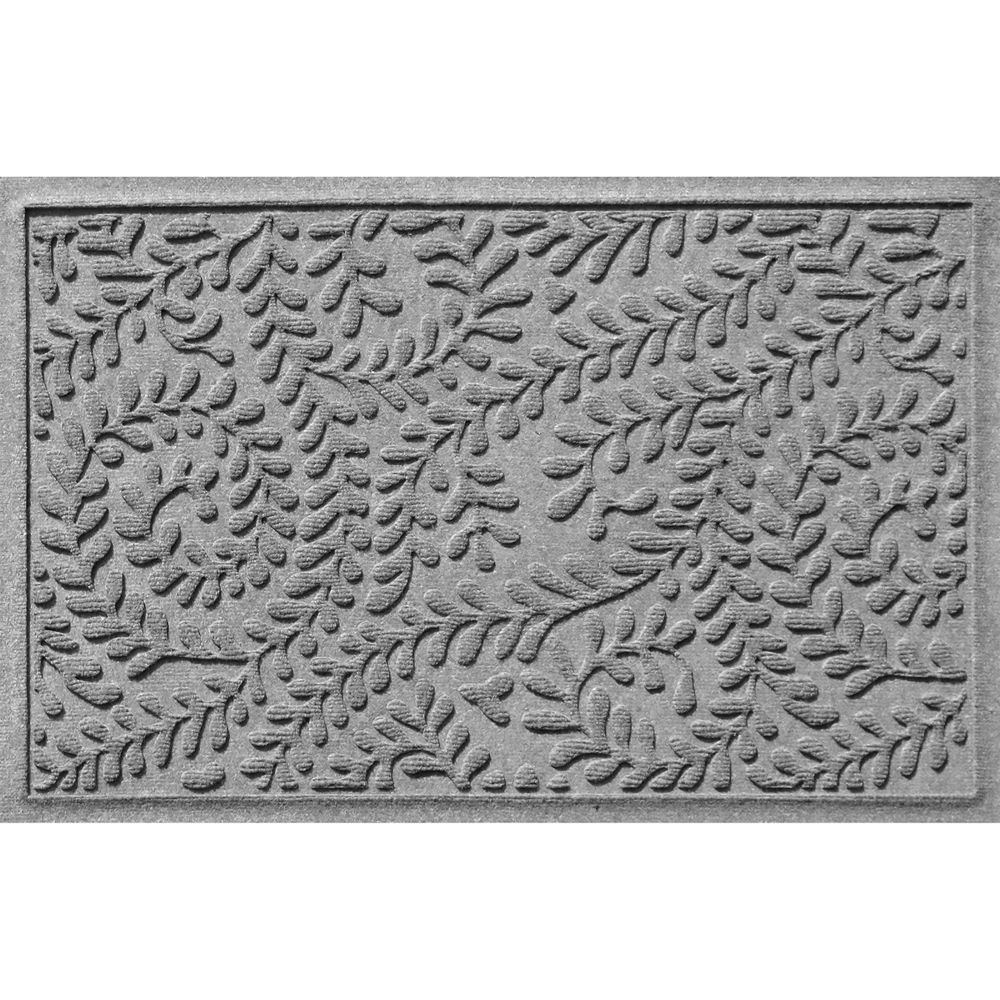 2'x3' Aqua Shield Boxwood Indoor/Outdoor Doormat Medium Gray - Bungalow Flooring | Target