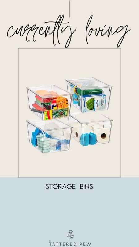 If you love to organize or are looking for ways to be more organized, you must get these clear storage bins! I love to use mine under the sink, in my pantry, and anywhere else that needs some rearrangement!

#LTKhome #LTKunder50 #LTKFind