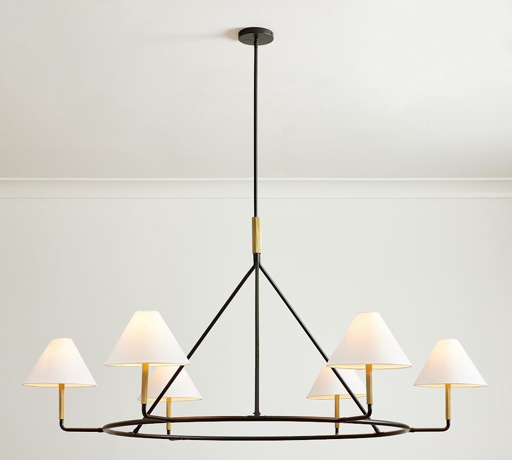 Kensington Metal Round Chandelier | Pottery Barn (US)