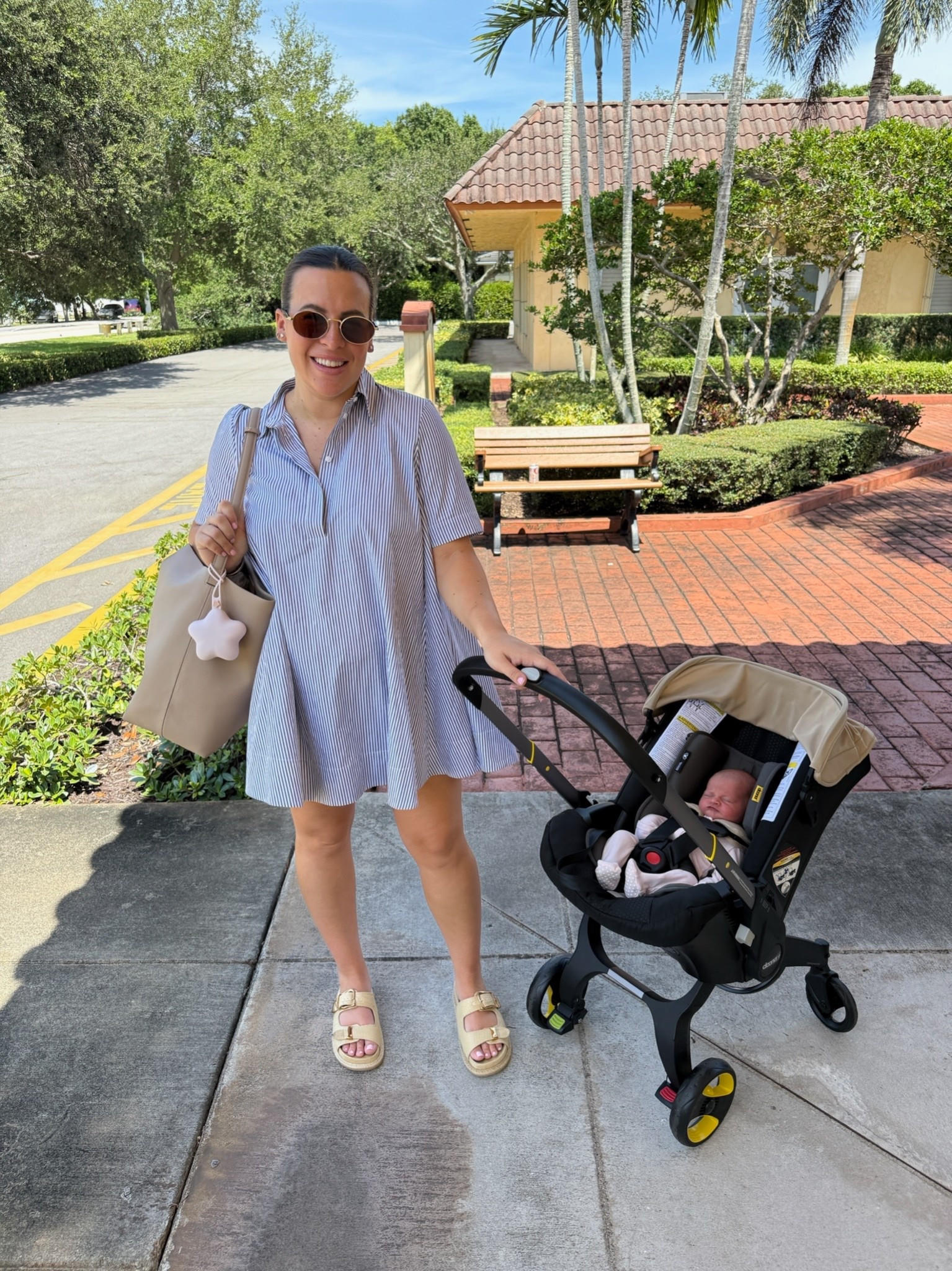 Summer postpartum outfit I’m loving! 