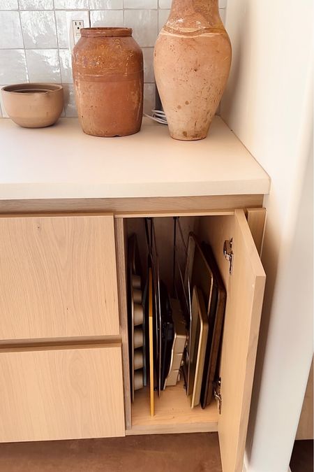 Cabinet organizer - pots and pan storage - space safer ideas 

#LTKhome #LTKunder50