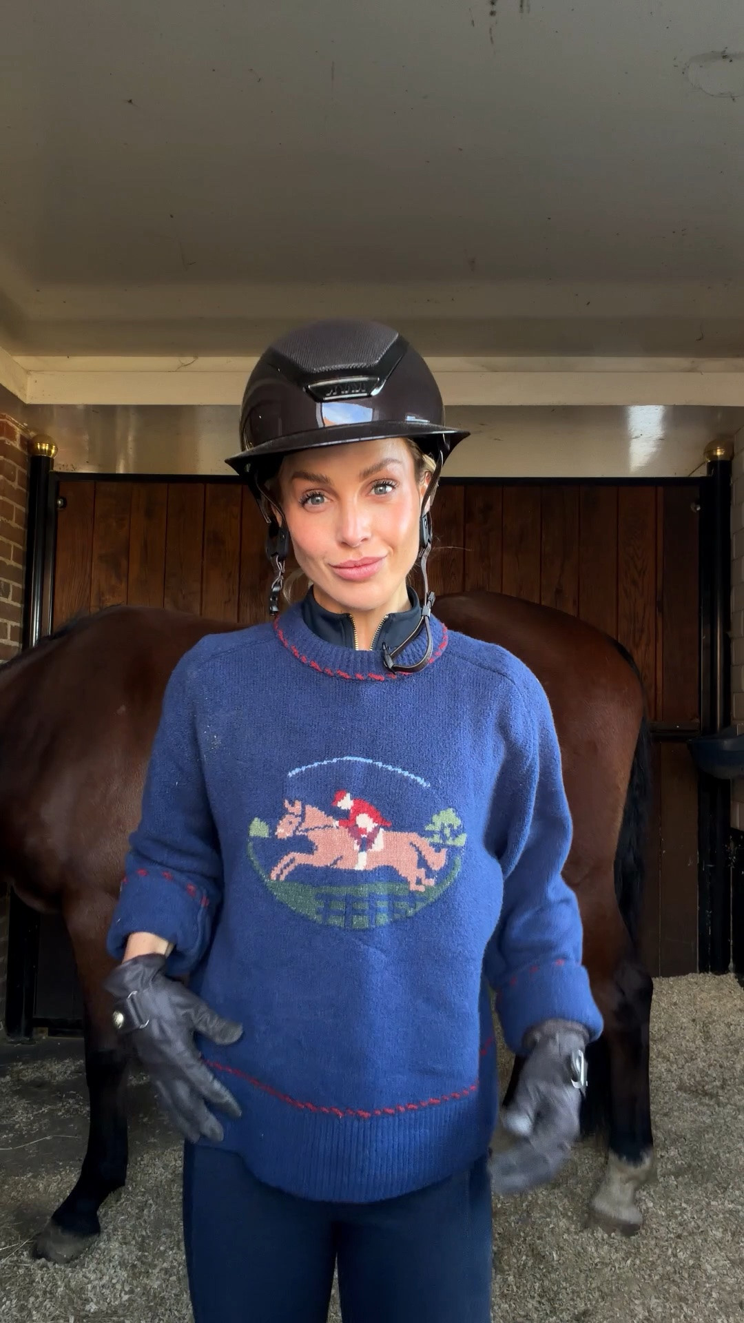 Equestrian riding outfit