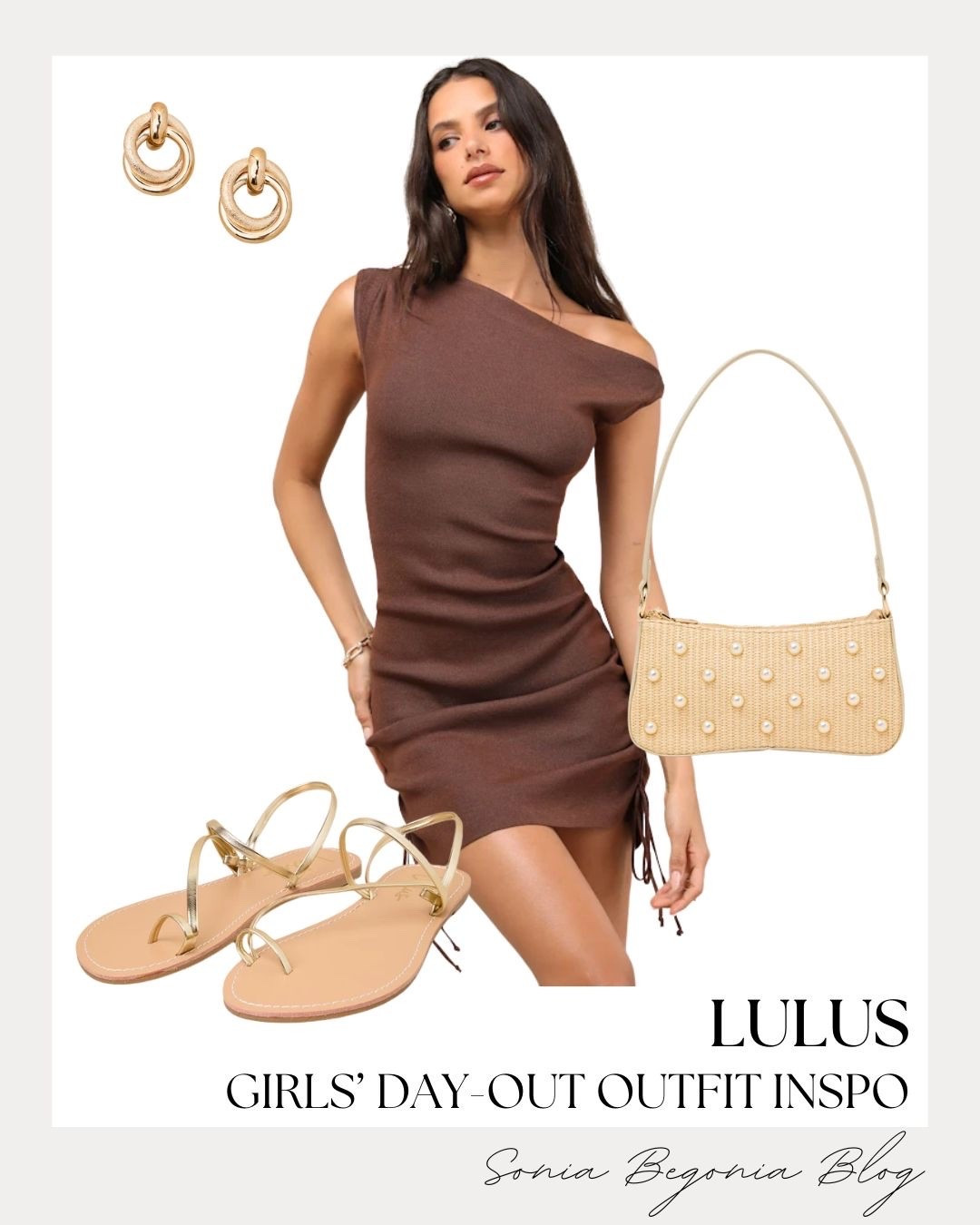 I am completely in love with this chic brown off-the-shoulder mini dress for a fun girls' day out! 🤎 I styled it with metallic gold flat sandals, a pearl-embellished woven shoulder bag, and gold double-hoop earrings for the perfect effortless summer vibe.
Shop these gorgeous Lulus finds now. ✨ #Lulus #GirlsDayOut #SummerOOTD #MiniDress #FlatSandals #SummerStyle

#LTKootd #LTKSeasonal