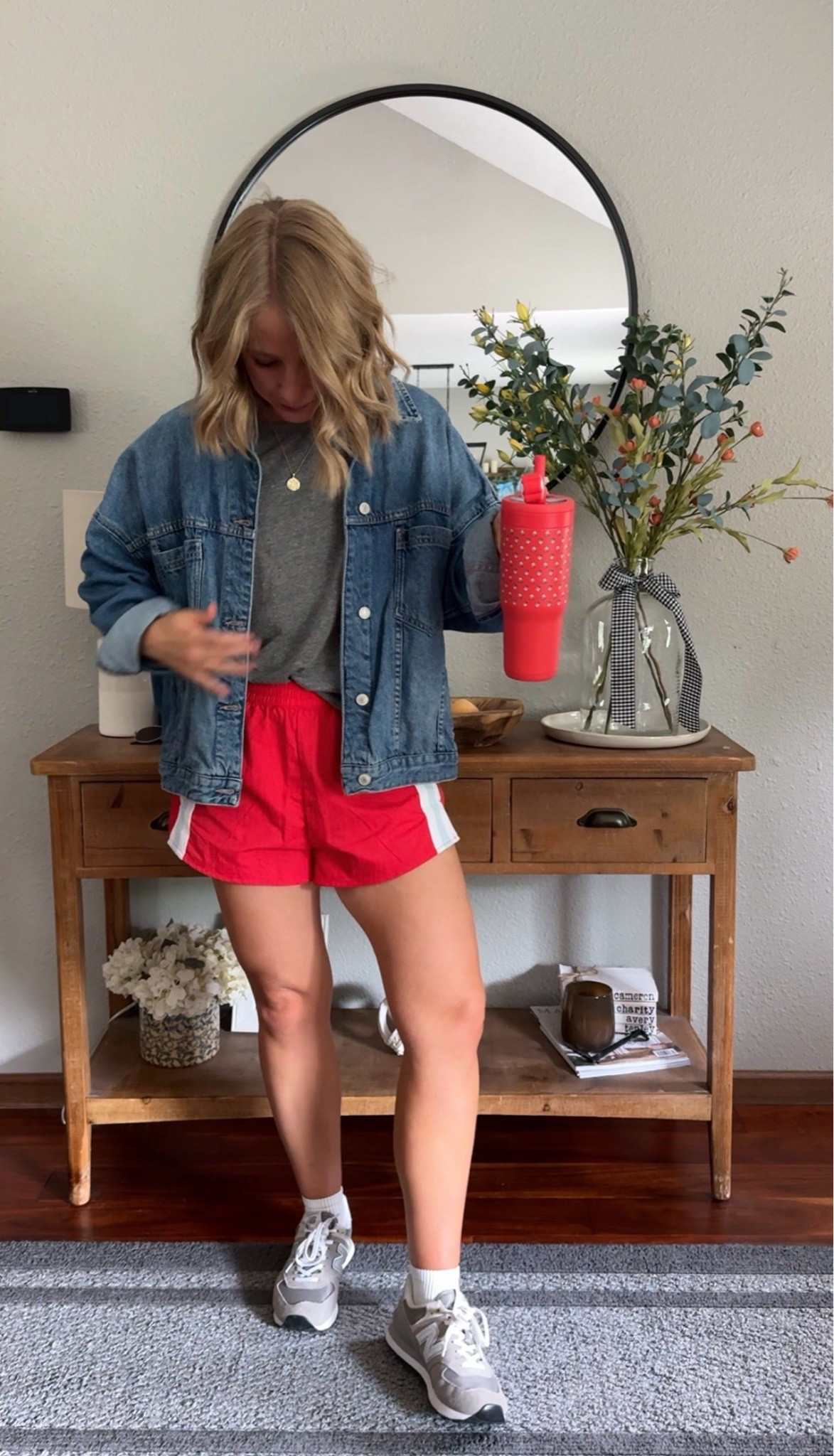Wearing a small in everything!

#LTKootd