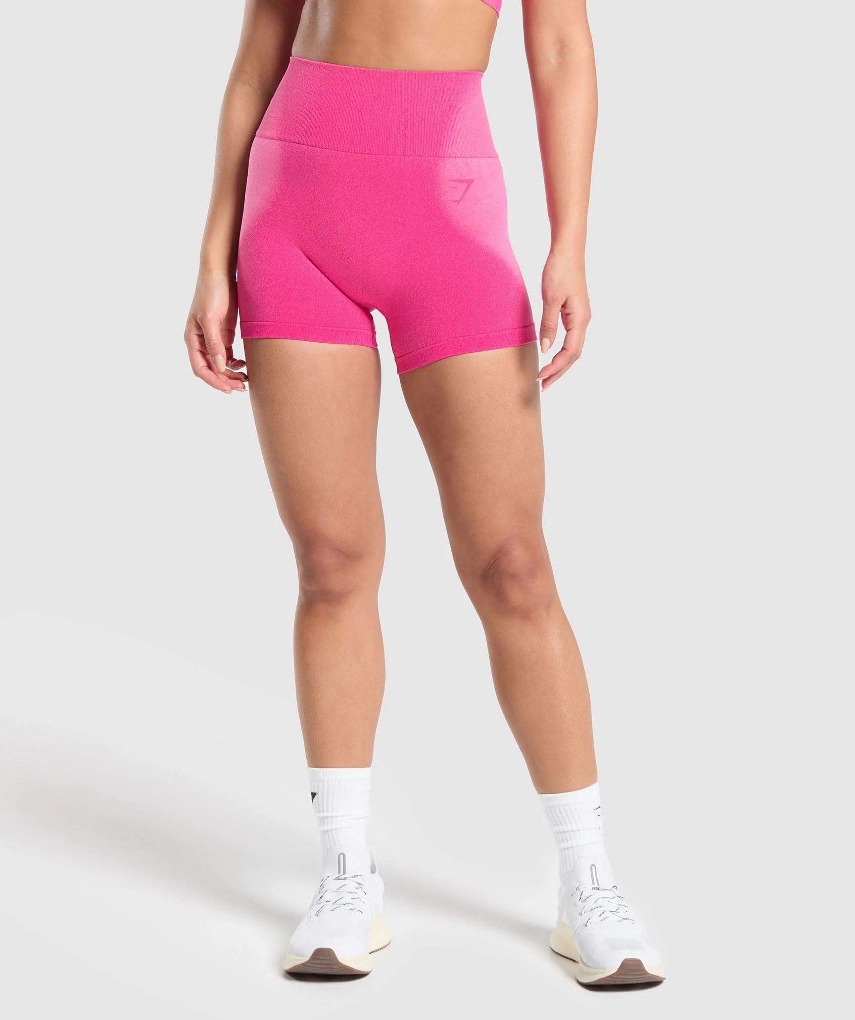 Gymshark Blur Seamless Shorts - Valley Pink/Fetch Pink | Gymshark US