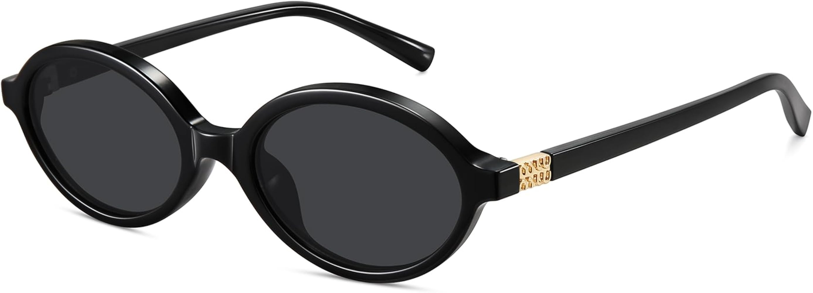 WOWSUN Retro Oval Sunglasses Womens Trendy Sun Glasses Sunnies UV400 Protection | Amazon (US)