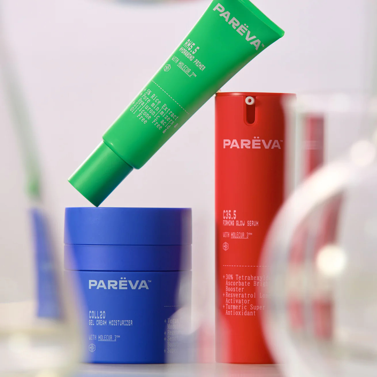 Longevity Trio Discovery Set - 30 Days | Pareva Beauty Inc