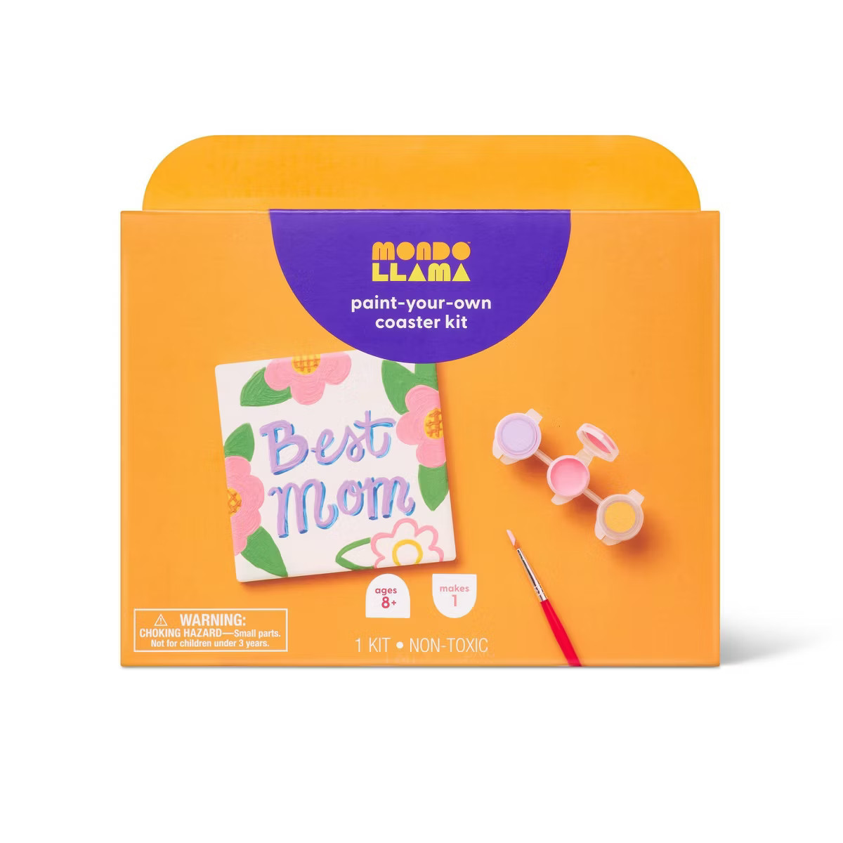 Mother's Day Craft Ceramic Coaster Painting Kit- Mondo Llama™ | Target