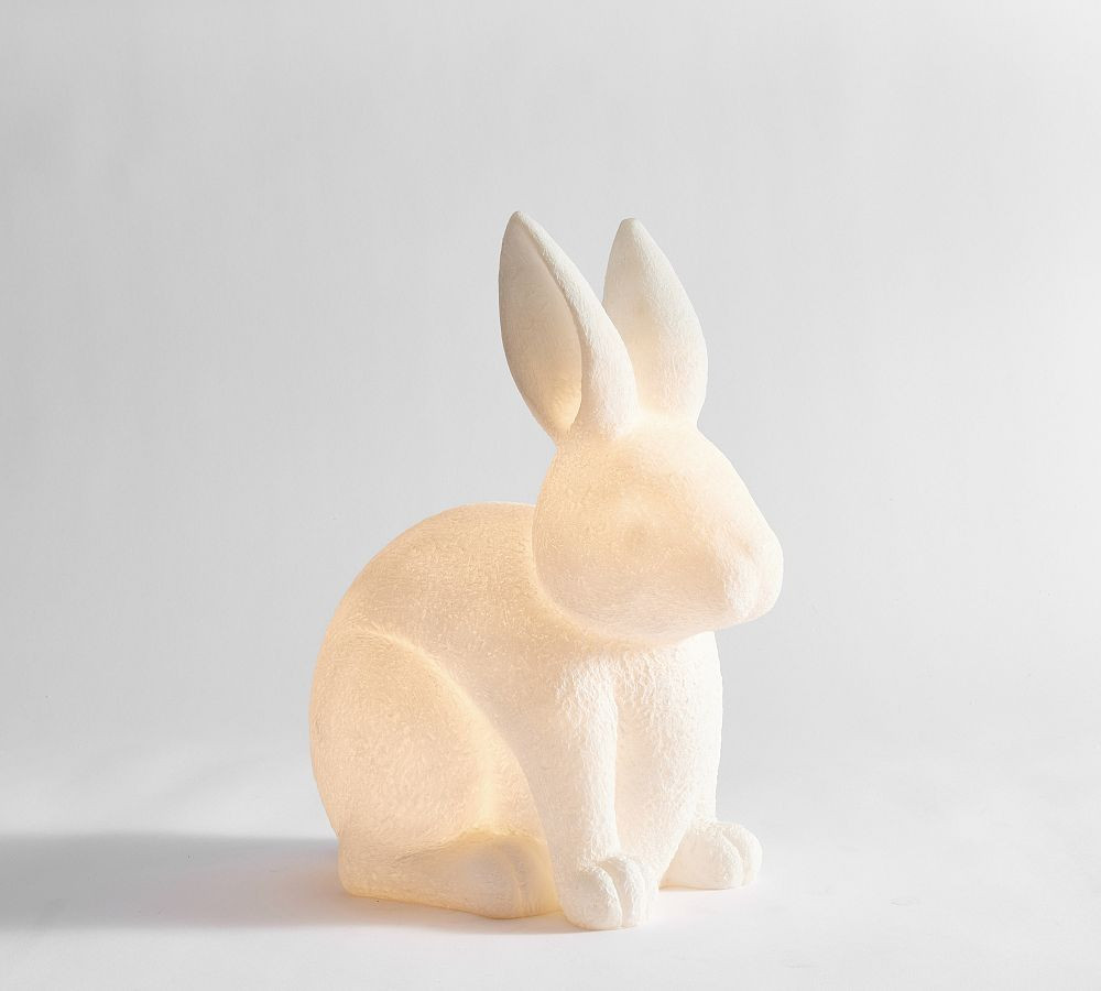 Lit Outdoor Bunny | Pottery Barn (US)