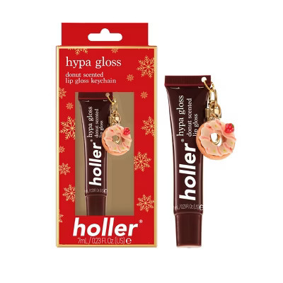 Holler and Glow Hypa Gloss Lip Gloss With Charm - Donut - 0.23 fl oz | Target