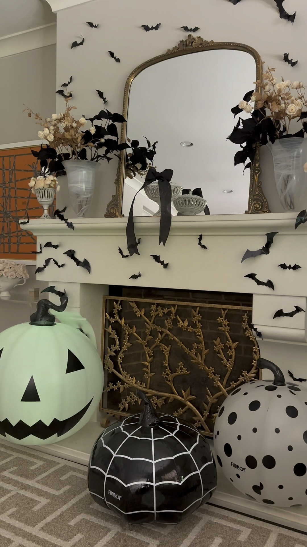 Elevated inflatable Halloween pumpkins from Funboy. 🤍

#LTKSeasonal #LTKHome #LTKParties
