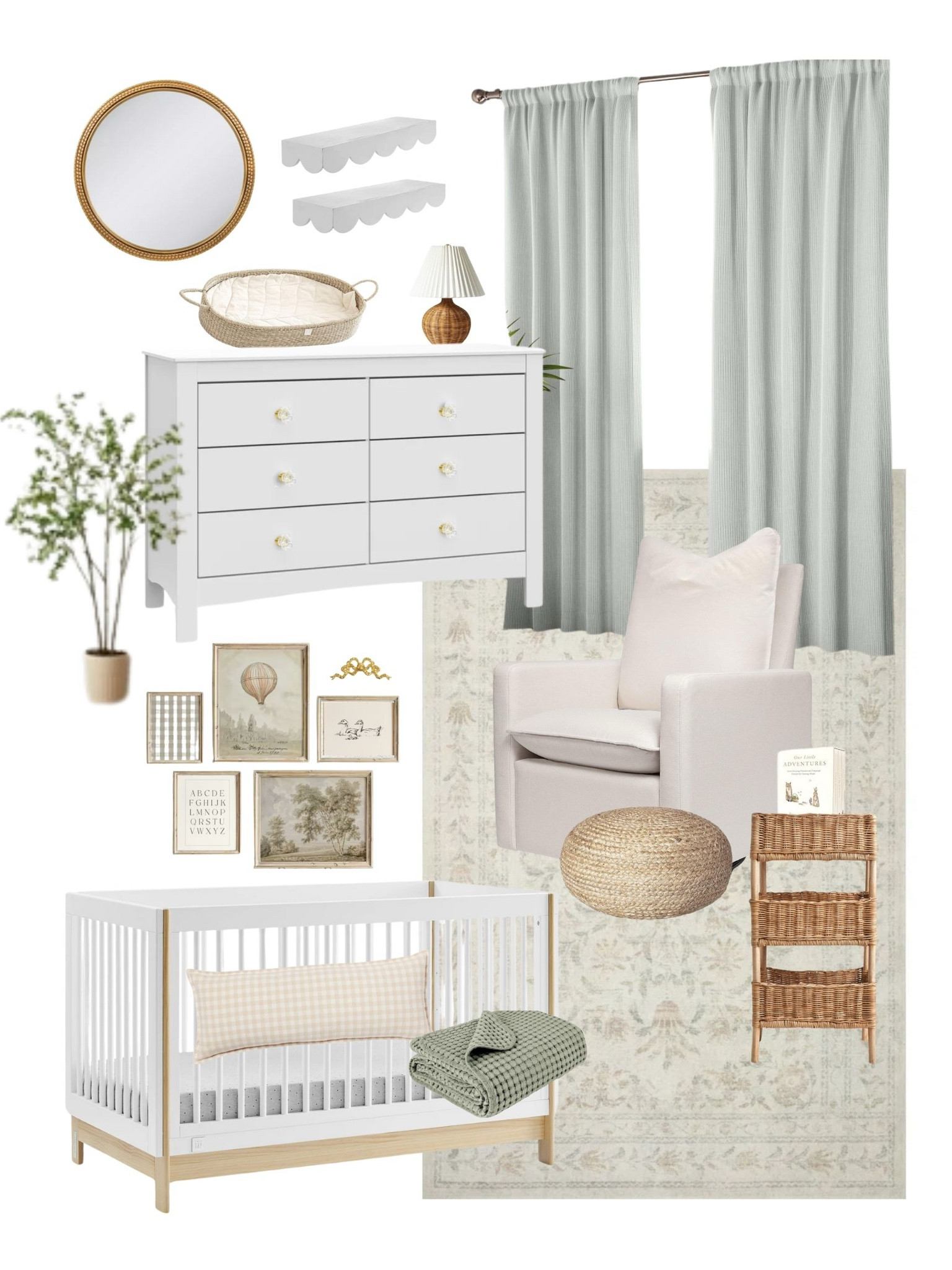 #babygirlnursery #neutralbabydecor #nurseryinspo 

#LTKBaby