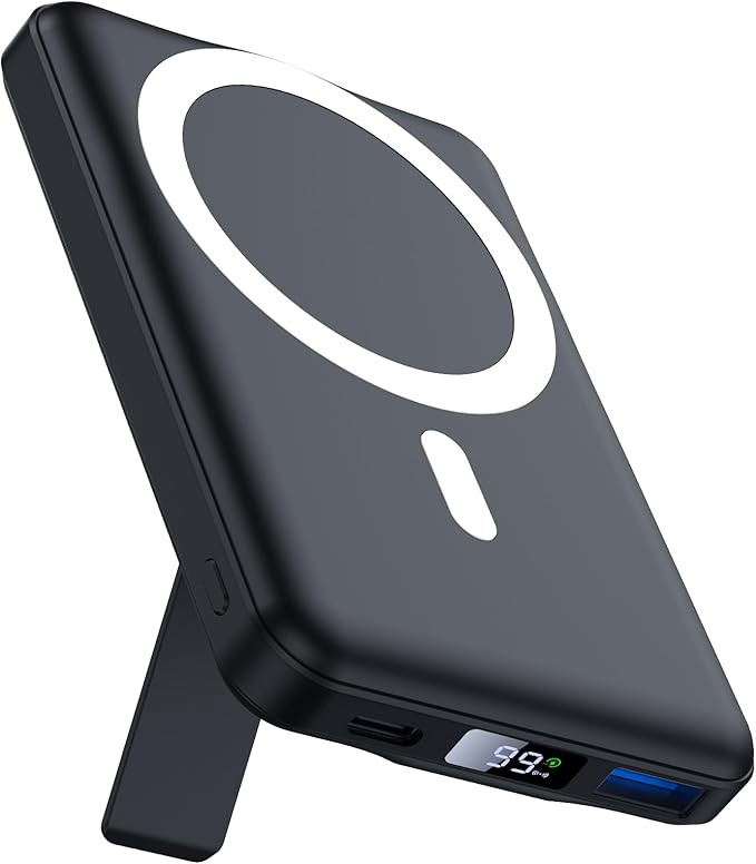 AOGUERBE for Magsafe Battery Pack, 10000mAh Magnetic Power Bank with (22.5W) USB-C Fast Charging,... | Amazon (US)
