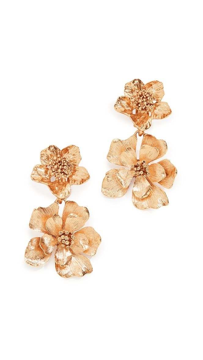 Classic Flower Drop Earrings | Shopbop