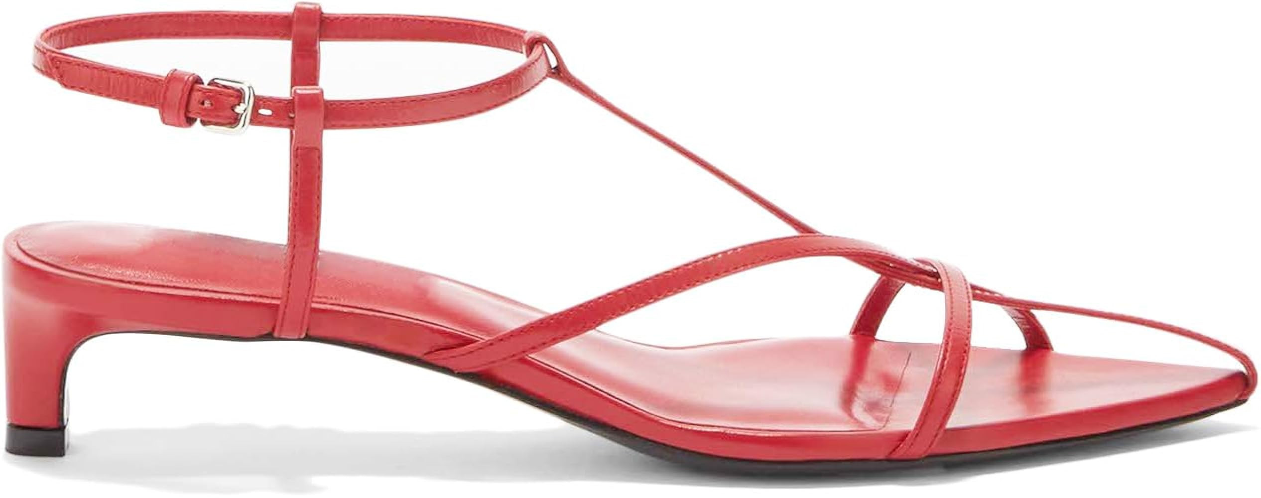 Strappy Dress Sandals for Women Low Heel Sandals Comfortable Open Toe Kitten Heel Sandals Summer ... | Amazon (US)