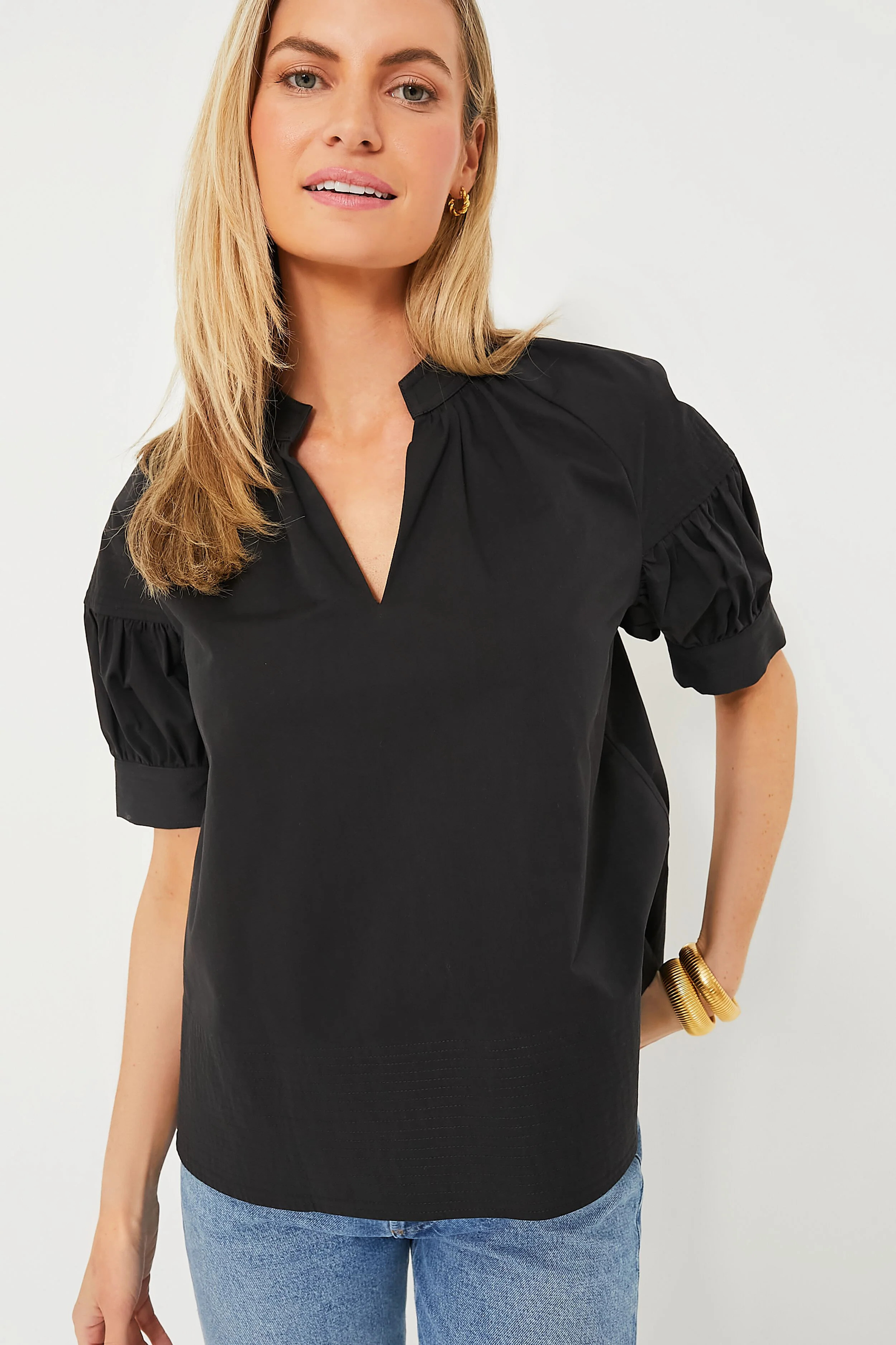 Black Ruthie Blouse | Tuckernuck (US)