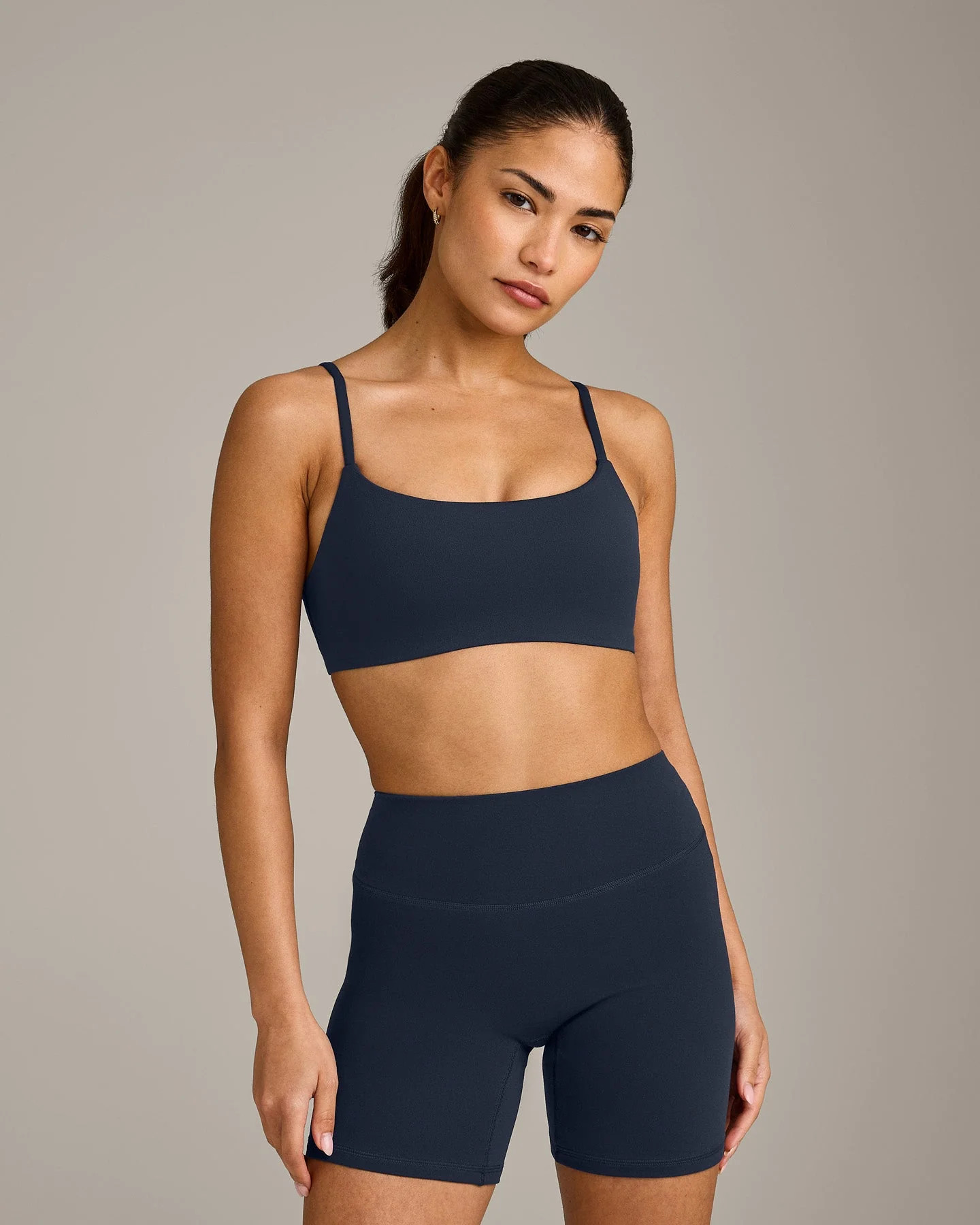 SoftMotion™ Strappy Sports Bra with Grey Logo
True Blue | Oner Active (UK / US)