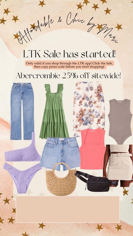 LTK Sale starts TODAY!!! Abercrombie 25% off sitewide

#LTKSale #LTKunder50 #LTKsalealert