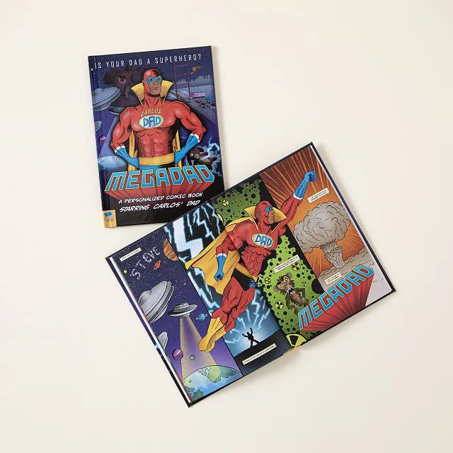Mega Dad Personalized Comic Book | UncommonGoods